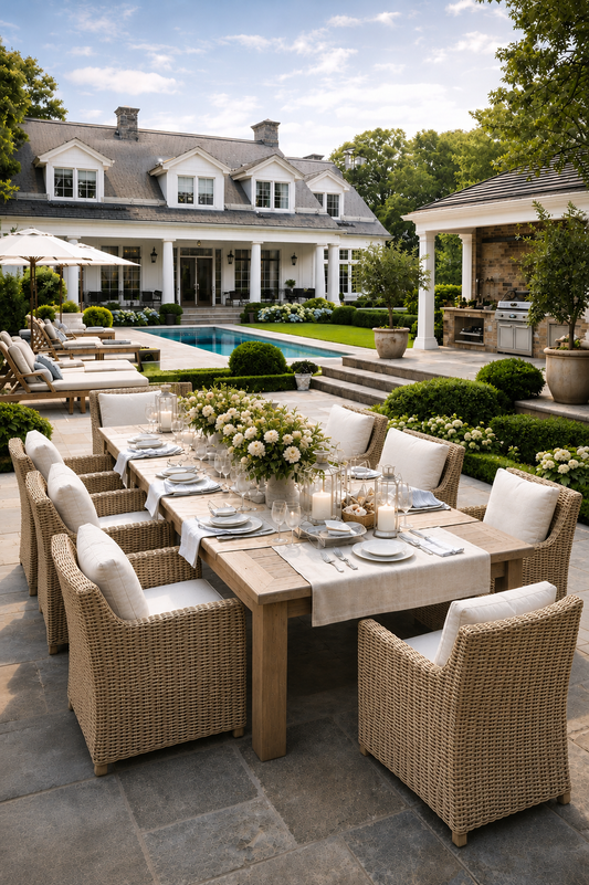 How to Design an Outdoor Space You and Your Man Will Never Want to Leave